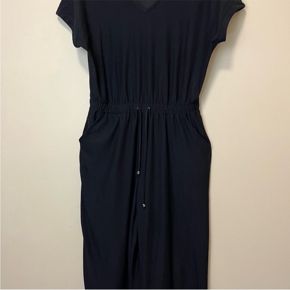 Sansara Black Soft Stretch Knit Jumpsuit - Picture 4 of 14